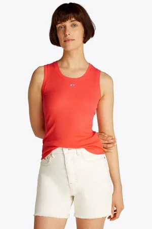 Tommy Hilfiger Tanktop »TJW ESSENTIAL RIB TANK EXT«, mit Logostickerei
