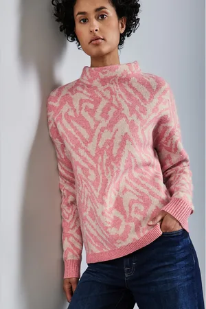 Street one Rollkragenpullover, mit Grafischem Muster