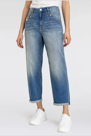 Herrlicher Loose-fit-Jeans »Brooke Organic Denim«, in Cropped-Länge