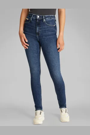 Calvin Klein Skinny-fit-Jeans »HIGH RISE SKINNY«, in dunkelblauer Waschung