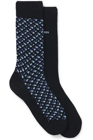 HUGO BOSS Socken »2P RS Monogram CC«, (Packung, 2 Paar), mit Logo