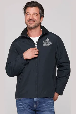 Camp David Windbreaker, mit Logostickereien