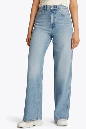 Tommy Hilfiger Weite Jeans »Claire High Rise«, mit Logo-Badge