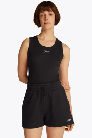 Tommy Hilfiger Tanktop »TJW SLIM SCRIPT RIB TANK TOP«, mit Logostickerei