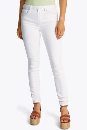 Tommy Hilfiger Skinny-fit-Jeans »COMO Skinny Regular Waist«, mit Logo-Badge, in Knöchellänge