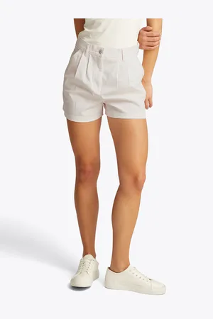 Tommy Hilfiger Chinoshorts »TJW CLAIRE HR PLEATED SHORT«, mit Bundfalten, mit Logostickerei