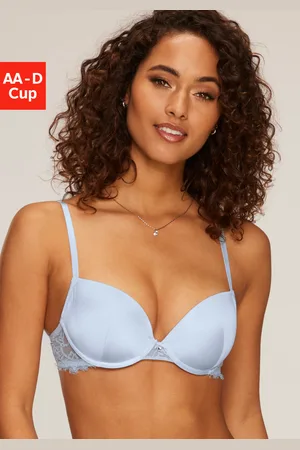Lascana Push-up-BH »Alana«, aus edler Qualität mit hohem Seidenanteil und floraler Spitze, Dessous
