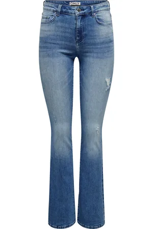 ONLY Bootcut-Jeans »ONLBLUSH MID FLARED DEST ANA671«, mit Destroyed Effekt