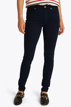 Tommy Hilfiger Skinny-fit-Jeans »COMO Skinny Regular Waist«, mit Logo-Badge, in Knöchellänge