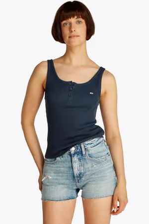 Tommy Hilfiger Tanktop »TJW SLIM BUTTON TANK«, mit Knopf