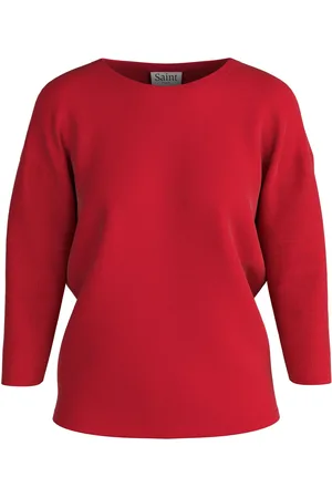 Saint Tropez Rundhalspullover »A2561, MilaSZ R-Neck«