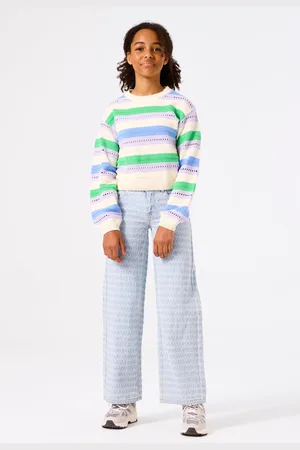 Garcia Weite Jeans, mit Strukturmuster