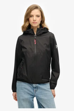 Superdry Outdoorjacke »HOODED LOGO WINDBREAKER JACKET«, mit Kapuze