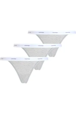 Calvin Klein Tanga »STRING THONG 3PK«, (Packung, 3 St., 3er-Pack), mit Rippenstruktur