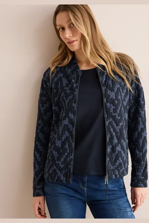 CECIL Bomberjacke, mit Jacquard-Muster