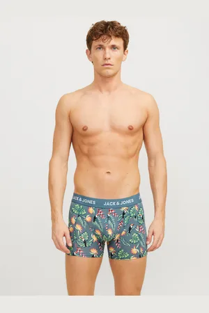 JACK & JONES Trunk »JACFLOWER BIRD TRUNKS 3 PACK SN«, (3 St.), mit Logo Schriftzug