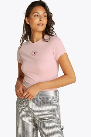 Tommy Hilfiger T-Shirt »TJW SLIM ESSENTIAL LOGO 2 TEE«, mit Logoschriftzug