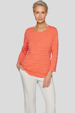 Rabe 3/4-Arm-Shirt, mit Strukturmuster