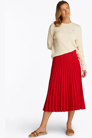 Tommy Hilfiger Langarmbluse »SOFT VIS V NECK LS BLOUSE«, mit Raffungen