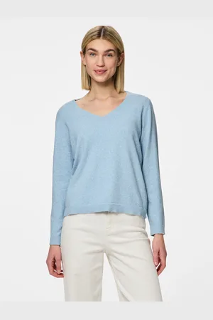 Pieces® V-Ausschnitt-Pullover »PCBREE LS V-NECK KNIT NOOS BC«