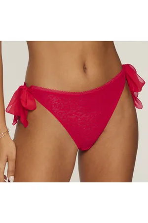 vivance collection String »Anna«, aus leicht transparentem Mesh im angesagten Leo-Look, sexy Dessous