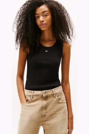 Tommy Hilfiger Tanktop »TJW ESSENTIAL RIB TANK EXT«, mit Logostickerei