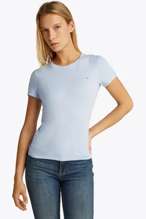 Tommy Hilfiger T-Shirt »TJW SLIM C-NECK TEE«, mit Logo-Stickerei