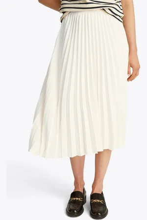 Tommy Hilfiger Plisseerock »FLUID PLEATED PULL ON MIDI SKIRT«, mit rundum Falten