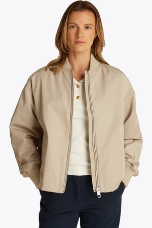Tommy Hilfiger Bomberjacke »CASUAL NYLON BOMBER JACKET«, mit Markenlabel, in Unifarbe