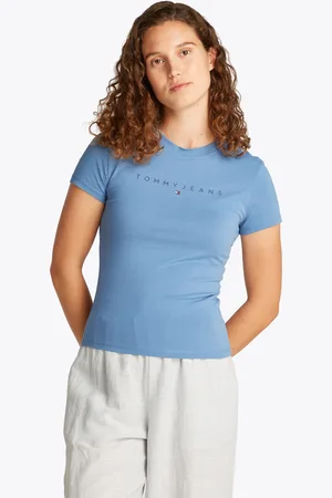 Tommy Hilfiger T-Shirt »TJW SLIM TONAL LINEAR TEE EXT«, mit Logoschriftzug