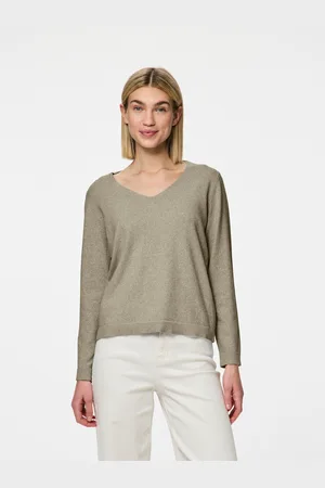 Pieces® V-Ausschnitt-Pullover »PCBREE LS V-NECK KNIT NOOS BC«