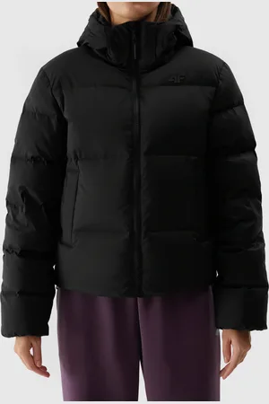 4F Daunenjacke, mit Kapuze, Winterjacke