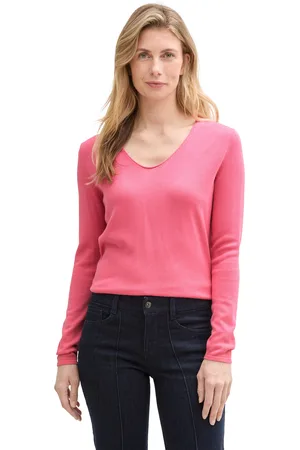 TOM TAILOR V-Ausschnitt-Pullover