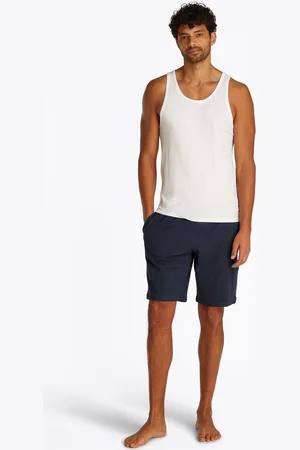 Tommy Hilfiger Pyjama »CN SS SHORT JERSEY SET«, (Set, 2 tlg., 2er), mit Logostickereien