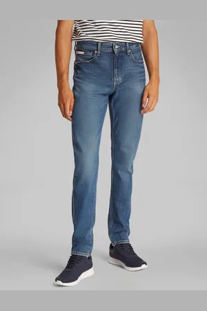Calvin Klein Tapered-fit-Jeans »SLIM TAPER«, in mittelblauer Waschung