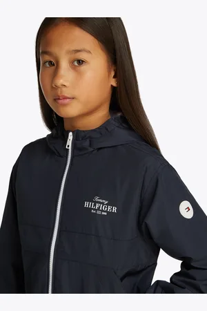Tommy Hilfiger Windbreaker »ESSENTIAL WINDBREAKER«, mit Kapuze, mit Logodruck