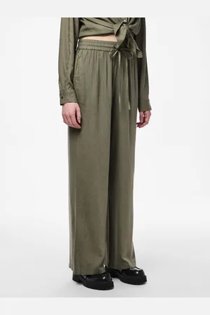 Pieces® Schlupfhose »PCPIA HW WIDE PANTS WVN NOOS«
