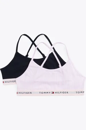 Tommy Hilfiger Bralette »2PK STRAPPY BRALETTE PRINT«, mit Logobund