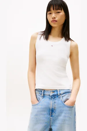 Tommy Hilfiger Tanktop »TJW ESSENTIAL RIB TANK EXT«, mit Logostickerei