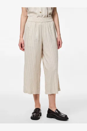 Pieces® Schlupfhose »PCPIA HW WIDE CULOTTE WVN NOOS«
