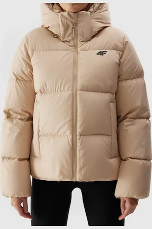 4F Daunenjacke, mit Kapuze, Winterjacke