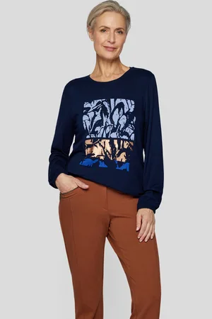 Rabe Langarmshirt, mit Frontprint