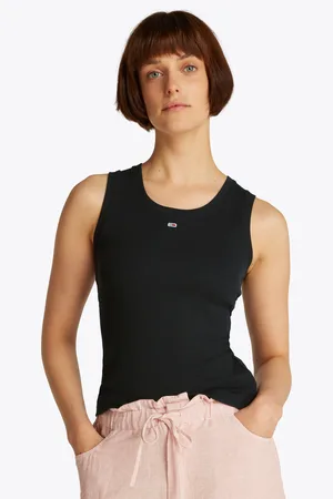 Tommy Hilfiger Tanktop »TJW ESSENTIAL RIB TANK EXT«, in Großen Größen, Rippware