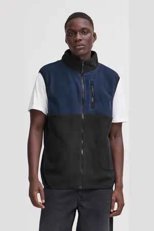 Blend Fleeceweste »BHBROOKS Vest«, in Colorblock Optik
