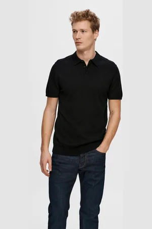 SELECTED Poloshirt »SLHBERG SS KNIT POLO NOOS«