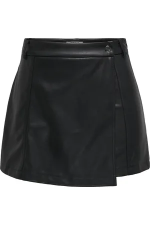 ONLY Lederimitatrock »ONLHERO MW FAUX LEA SKORT CC PNT«
