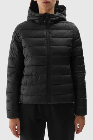 4F Steppjacke, mit Kapuze