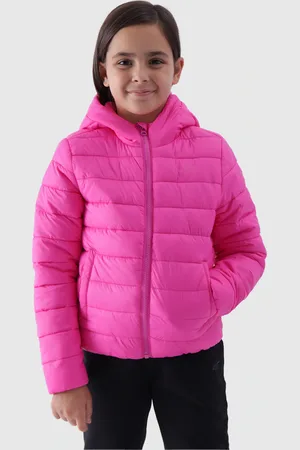4F Steppjacke, mit Kapuze
