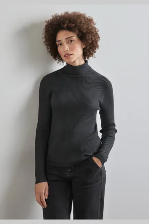 Street one Rollkragenpullover, mit Rippstruktur