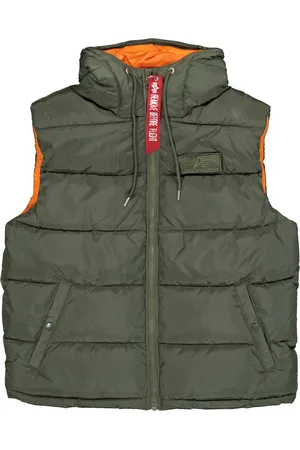 Alpha Industries Blouson » Men - Vests Hooded Puffer Vest FD«